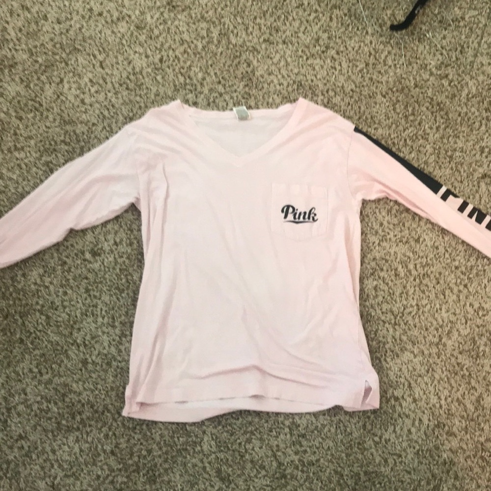 Pink long sleeve shirt